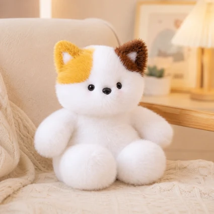 Бегающая игрушка кот 40 см мягкая игрушка котик с имитацией бега, плюшевый котенок с подвижными лапками